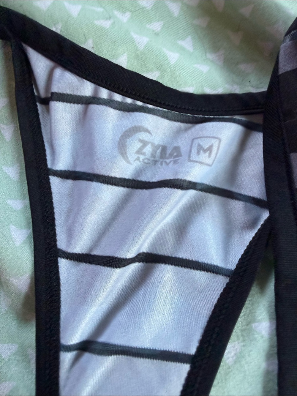 black and gray Camo Racerback Tank Top - Athletic Fit - Picture 2 of 3